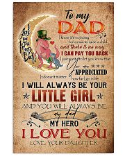 TO MY DAD - DINOSAUR - YOU ARE APPRECIATED 16x24 Poster front
