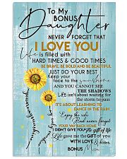 BONUS MOM TO BONUS DAUGHTER 16x24 Poster front