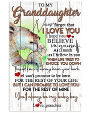 GRANDMA TO GRANDDAUGHTER 16x24 Poster front