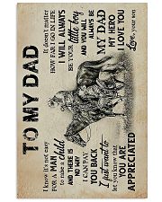 To My Dad - Horse Riding - You Are Appreciated 16x24 Poster front