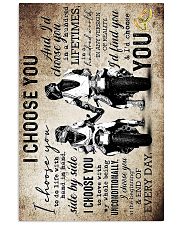 Husband And Wife - Motorcyling - I Choose You 16x24 Poster front