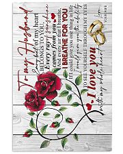TO MY HUSBAND - ROSE - I LOVE YOU 16x24 Poster front