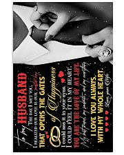 TO MY HUSBAND - COUPLE - I LOVE YOU 16x24 Poster front