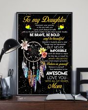 TO MY DAUGHTER - DREAM CATCHER - THINGS MAY BE 16x24 Poster lifestyle-poster-2