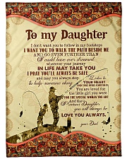 To Daughter - I Don't Want You To Follow Fleece Blanket tile