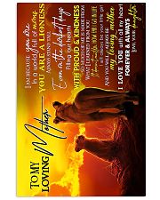 TO MY LOVING MOTHER - LIONESS - I LOVE YOU 16x24 Poster front