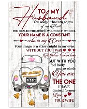 TO MY HUSBAND - LOVE CAR - I LOVE YOU 16x24 Poster front