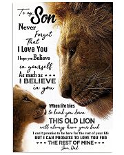 TO MY SON - LION - NEVER FORGET 16x24 Poster front