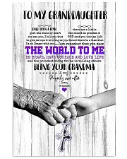 Grandma to Granddaughter - You Mean The World 16x24 Poster front