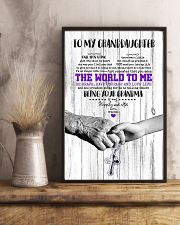 Grandma to Granddaughter - You Mean The World 16x24 Poster lifestyle-poster-3