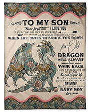 BLANKET - TO MY SON - BABY BOY Small Fleece Blanket - 30" x 40" front