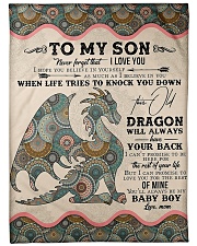 BLANKET - TO MY SON - BABY BOY Fleece Blanket tile