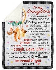 I'M PROUD OF YOU - LOVELY GIFT FOR DAUGHTER Sherpa Fleece Blanket tile