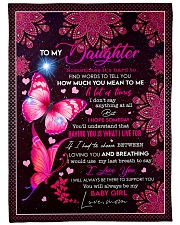 HOW MUCH YOU MEAN TO ME - BEST GIFT FOR DAUGHTER Fleece Blanket tile