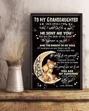 TO MY GRANDDAUGHTER - BEARS - GRANDMA 16x24 Poster lifestyle-poster-3