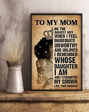 TO MY MOM - VINTAGE - ON THE DARKEST DAYS 16x24 Poster lifestyle-poster-3