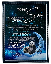 To My Son - Special Blanket For Son Small Fleece Blanket - 30" x 40" front