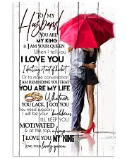 TO MY HUSBAND - COUPLE - I LOVE YOU 16x24 Poster front