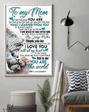 TO MY MOM - WOLF - MY LOVING MOTHER 16x24 Poster lifestyle-poster-1