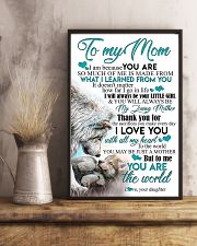 TO MY MOM - WOLF - MY LOVING MOTHER 16x24 Poster lifestyle-poster-3