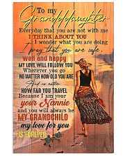 GRANDDAUGHTER - BUTTERFLIES - MY LOVE FOR YOU 16x24 Poster front