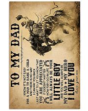 To My Dad - Cowboy - Poster 16x24 Poster front