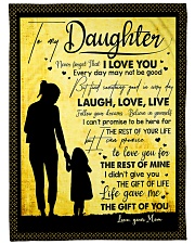 To My Daughter - Everyday May Not Be Good Fleece Blanket tile