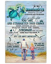 Grandpa to Granddaughter - You Are My Sunshine 16x24 Poster front