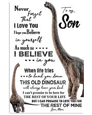 TO SON - BRACHIOSAURUS - NEVER FORGET 16x24 Poster front