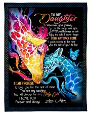 To My Daughter - Special Blanket For Daughter Small Fleece Blanket - 30" x 40" front