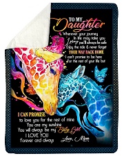 To My Daughter - Special Blanket For Daughter Sherpa Fleece Blanket tile