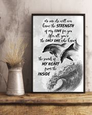 POSTER - TO MY DAUGHTER - DOLPHIN - NO ONE 16x24 Poster lifestyle-poster-3