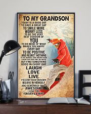 GRANDMA TO GRANDSON - SKIING 16x24 Poster lifestyle-poster-2
