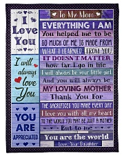 To My Mom - Fleece Blanket Small Fleece Blanket - 30" x 40" front