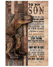 Saurus - T rex - Never Feel That You Are Alone 16x24 Poster front