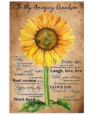 TO MY AMAZING GRANDSON 16x24 Poster front