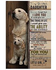 To My Daughter - Golden - Never Forget That 16x24 Poster front