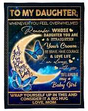 To My Daughter - I Am Always With You My Baby Girl Small Fleece Blanket - 30" x 40" front