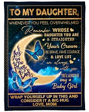 To My Daughter - I Am Always With You My Baby Girl Fleece Blanket tile