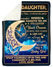To My Daughter - I Am Always With You My Baby Girl Sherpa Fleece Blanket tile