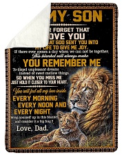To My Son - Special Blanket For Son Sherpa Fleece Blanket tile