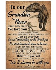 NANA AND GRAMPY TO GRANDSON 16x24 Poster front