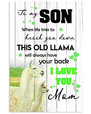 TO SON- KNOCK YOU DOWN - LLAMA - HAVE YOUR BACK 16x24 Poster front