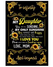 TO DAUGHTER - SUNFLOWER DOLPHIN - MY SUNSHINE 16x24 Poster front