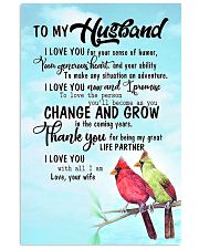 TO MY HUSBAND 16x24 Poster front