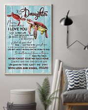 POSTER - TO MY DAUGHTER - TURTLE - NEVER 16x24 Poster lifestyle-poster-1