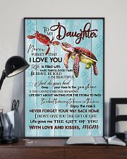 POSTER - TO MY DAUGHTER - TURTLE - NEVER 16x24 Poster lifestyle-poster-2