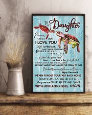 POSTER - TO MY DAUGHTER - TURTLE - NEVER 16x24 Poster lifestyle-poster-3