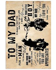 To My Dad - Motorcylcle - Poster 16x24 Poster front