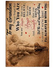 GRANDPARENT TO GRANDSON 16x24 Poster front